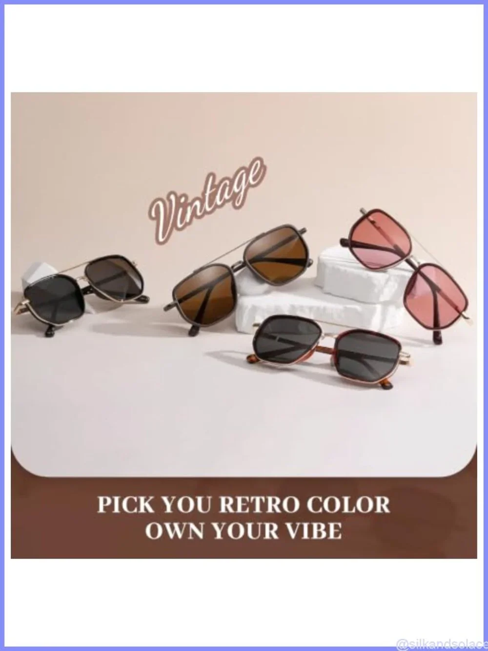 Polarized Metal Aviator Sunglasses Retro UV400 Protection Sun Glasses